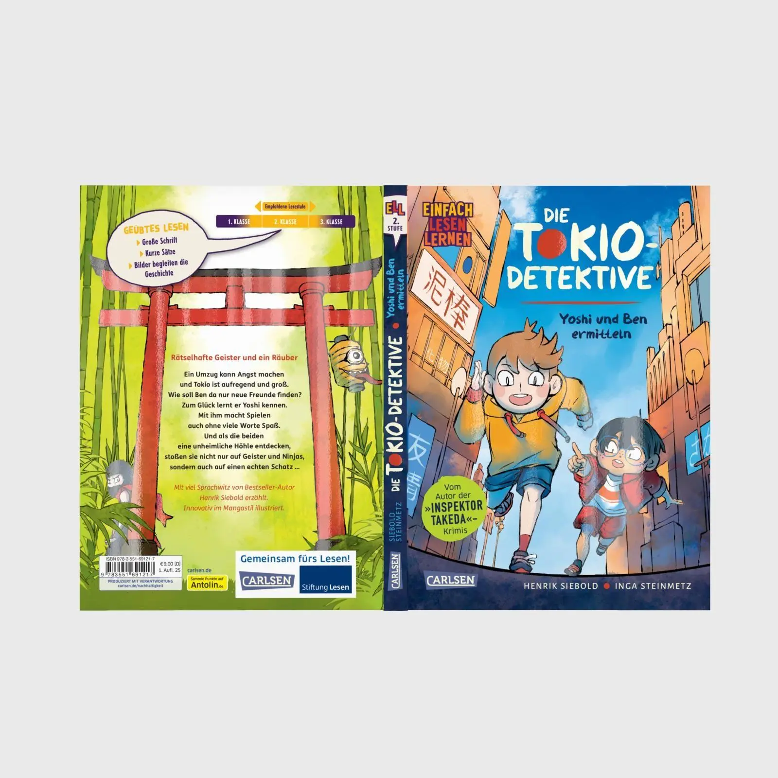 Bild: 9783551691217 | Die Tokio-Detektive: Yoshi und Ben ermitteln | Henrik Siebold | Buch