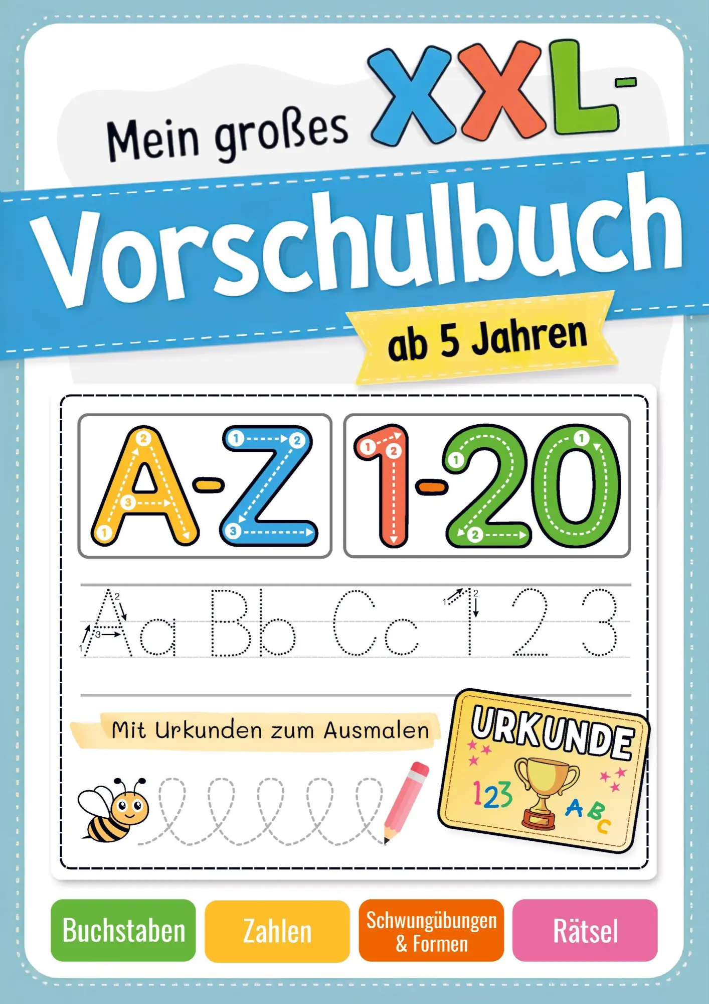 Cover: 9783988761217 | Mein großes XXL-Vorschulbuch für Jungen und Mädchen ab 5 Jahren | Buch