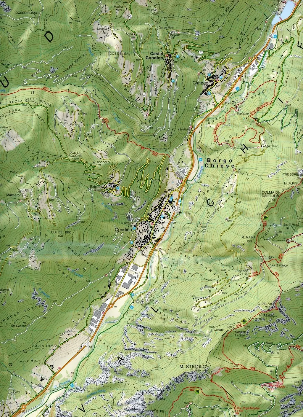 Bild: 9788883151217 | Tabacco Wandern 1 : 25 000 Prealpi Gardesane -Tremalzo Valle di...