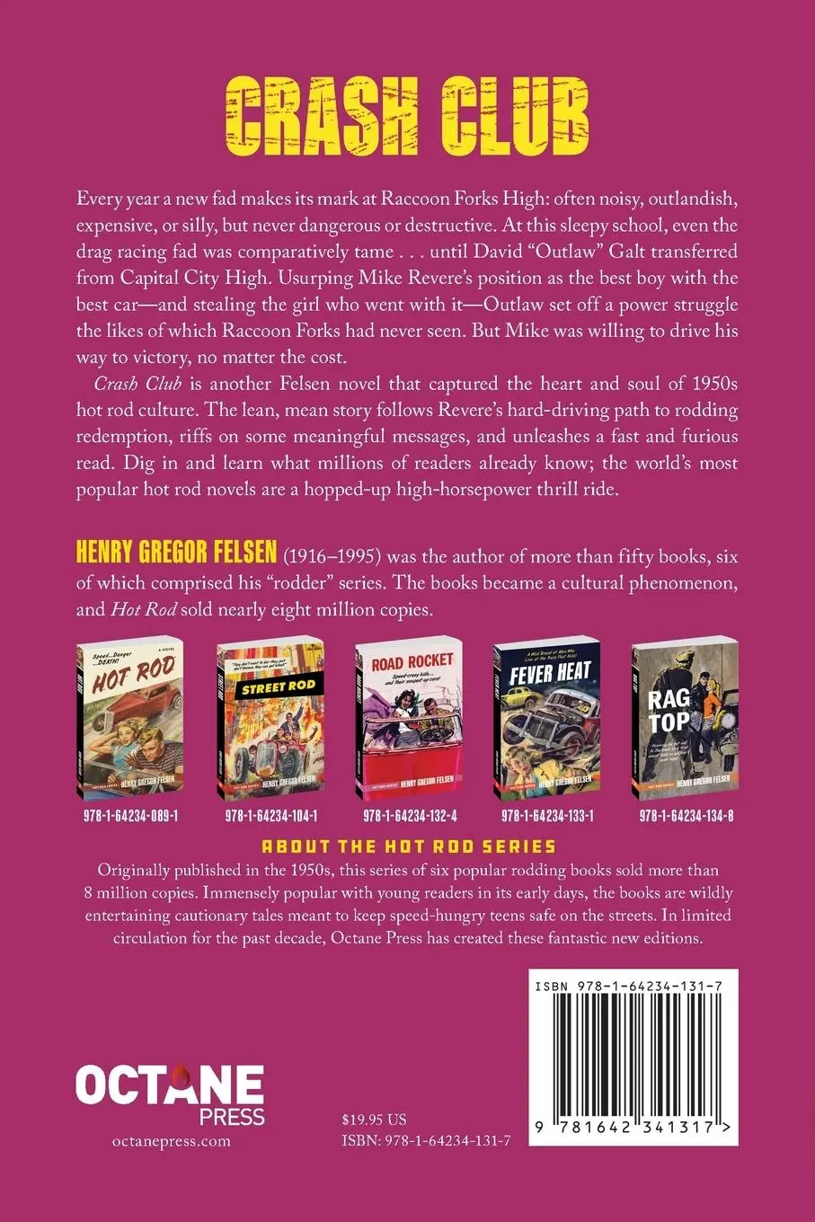 Rückseite: 9781642341317 | Crash Club | Henry Gregor Felsen | Taschenbuch | Englisch | 2023