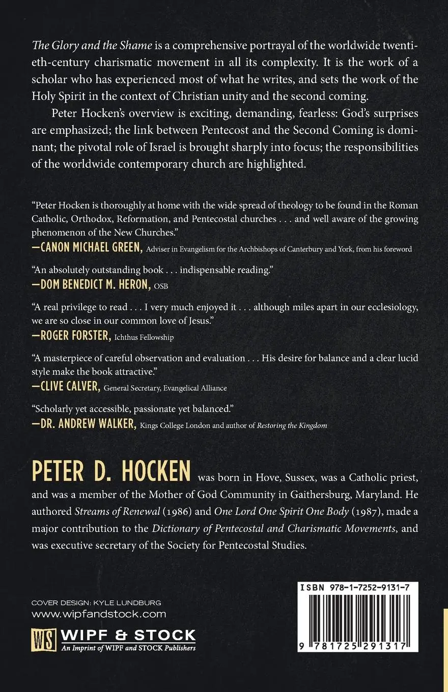 Rückseite: 9781725291317 | The Glory and the Shame | Peter D. Hocken | Taschenbuch | Englisch