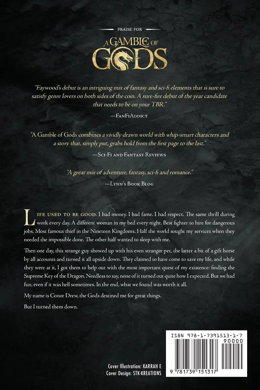 Rückseite: 9781739151317 | A Gamble Of Gods | Mitriel Faywood | Taschenbuch | Englisch | 2022