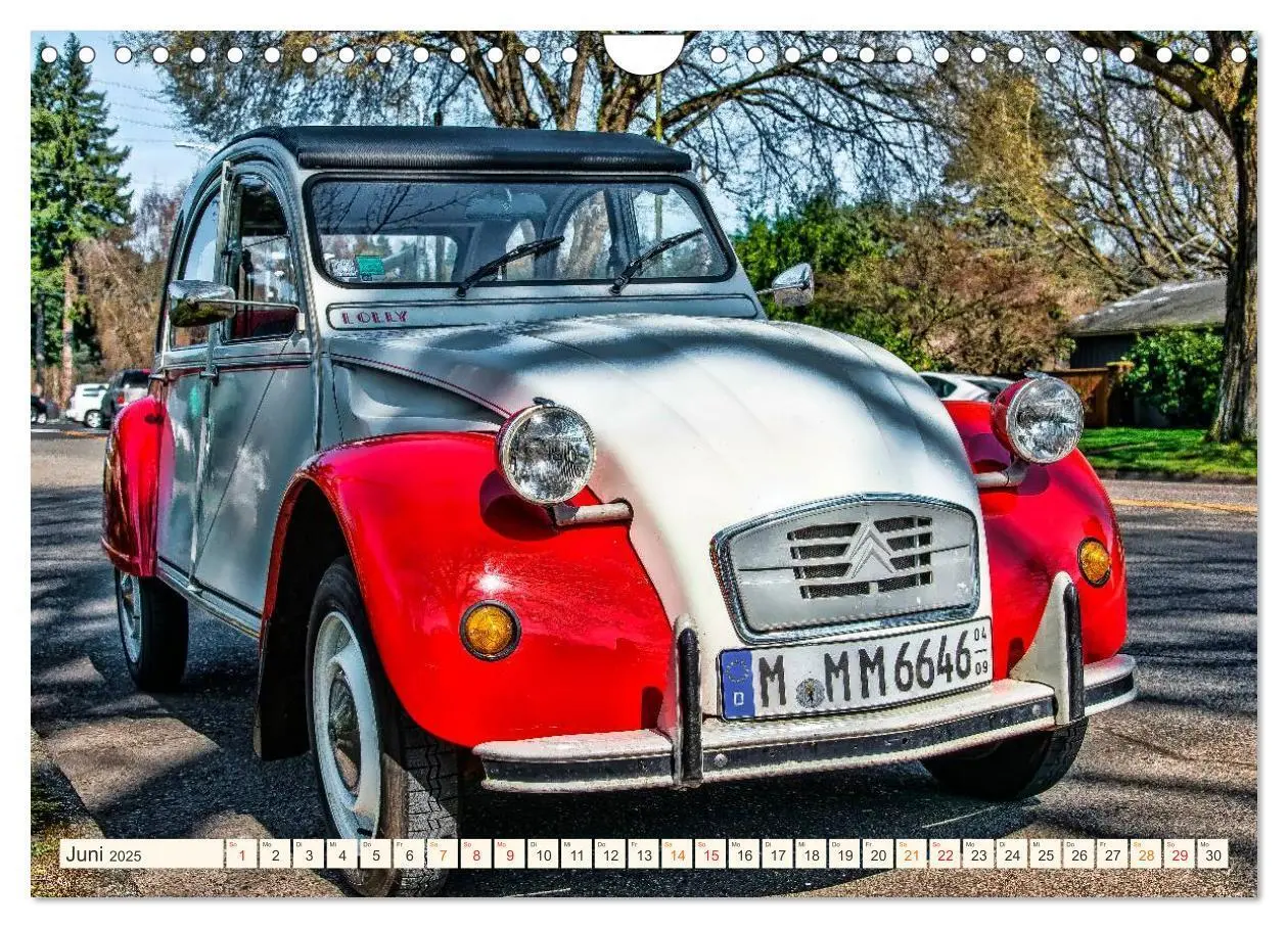 Bild: 9783435471317 | Citroën 2CV - geliebte Ente (Wandkalender 2025 DIN A4 quer),...