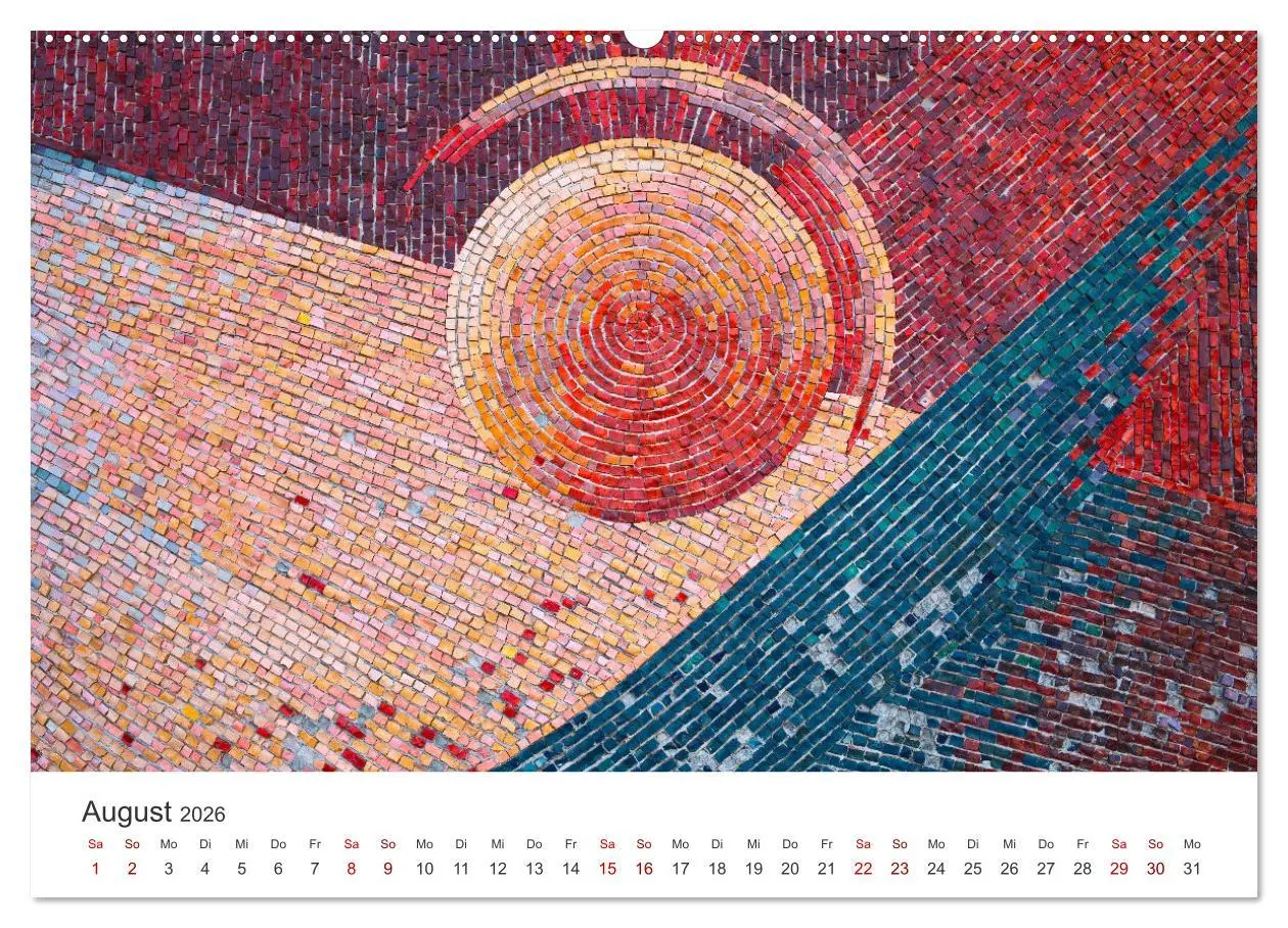 Bild: 9783457561317 | Kunstvolle Mosaike (Wandkalender 2026 DIN A2 quer), CALVENDO...