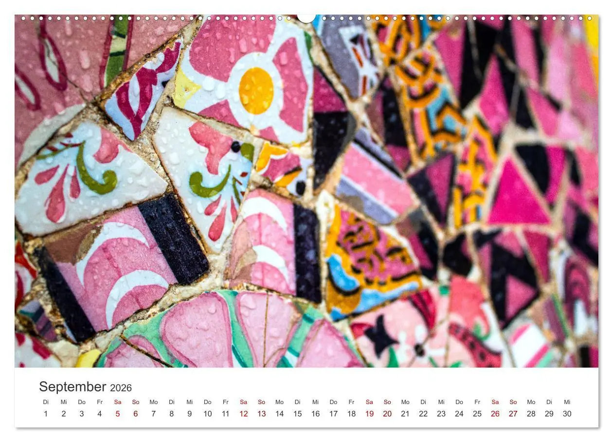 Bild: 9783457561317 | Kunstvolle Mosaike (Wandkalender 2026 DIN A2 quer), CALVENDO...
