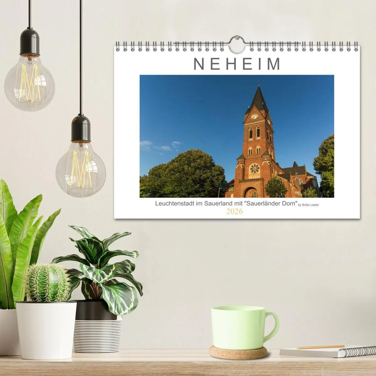 Bild: 9783457631317 | Neheim Leuchtenstadt mit "Sauerländer Dom" (Wandkalender 2026 DIN...
