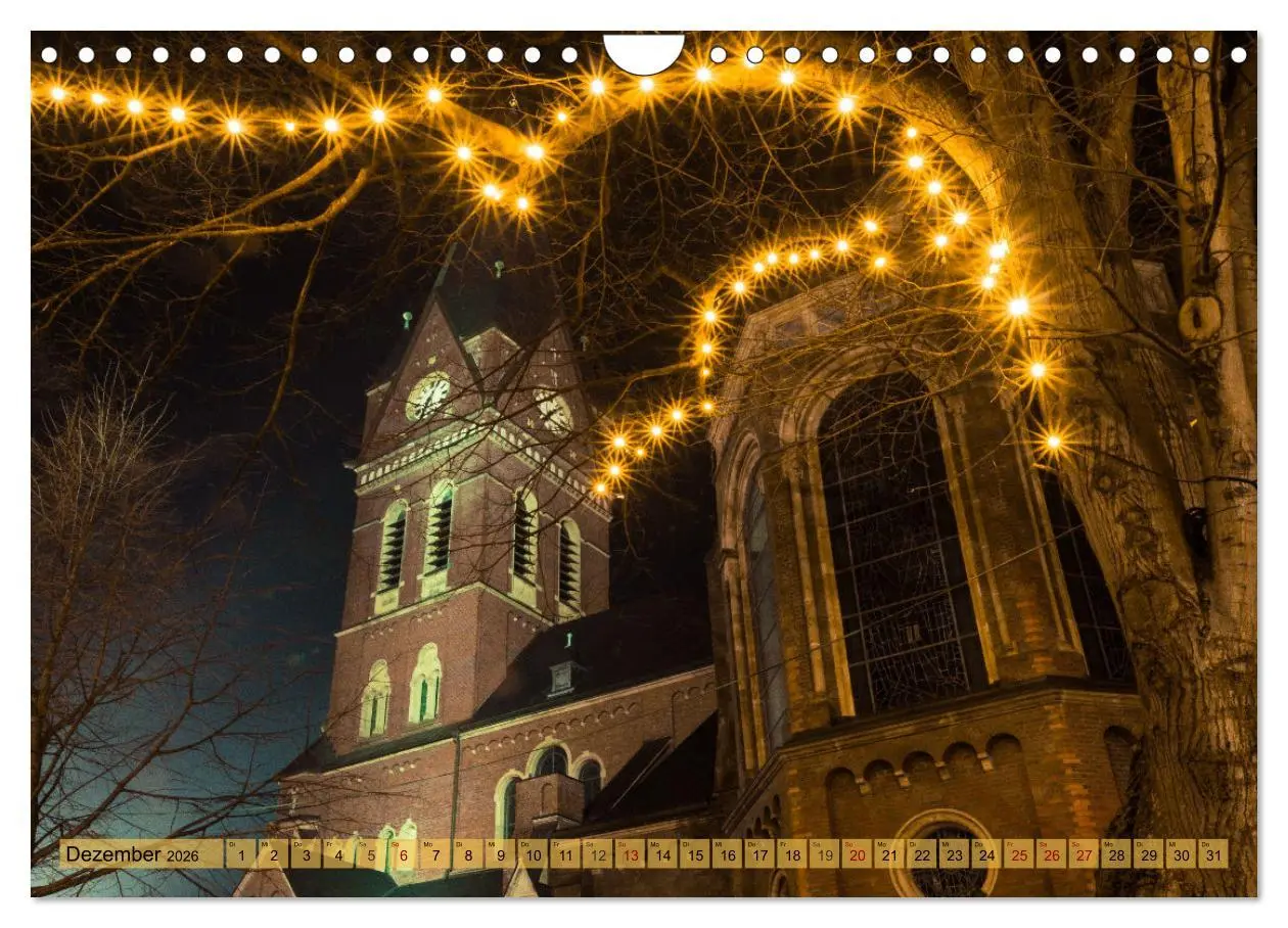 Bild: 9783457631317 | Neheim Leuchtenstadt mit "Sauerländer Dom" (Wandkalender 2026 DIN...