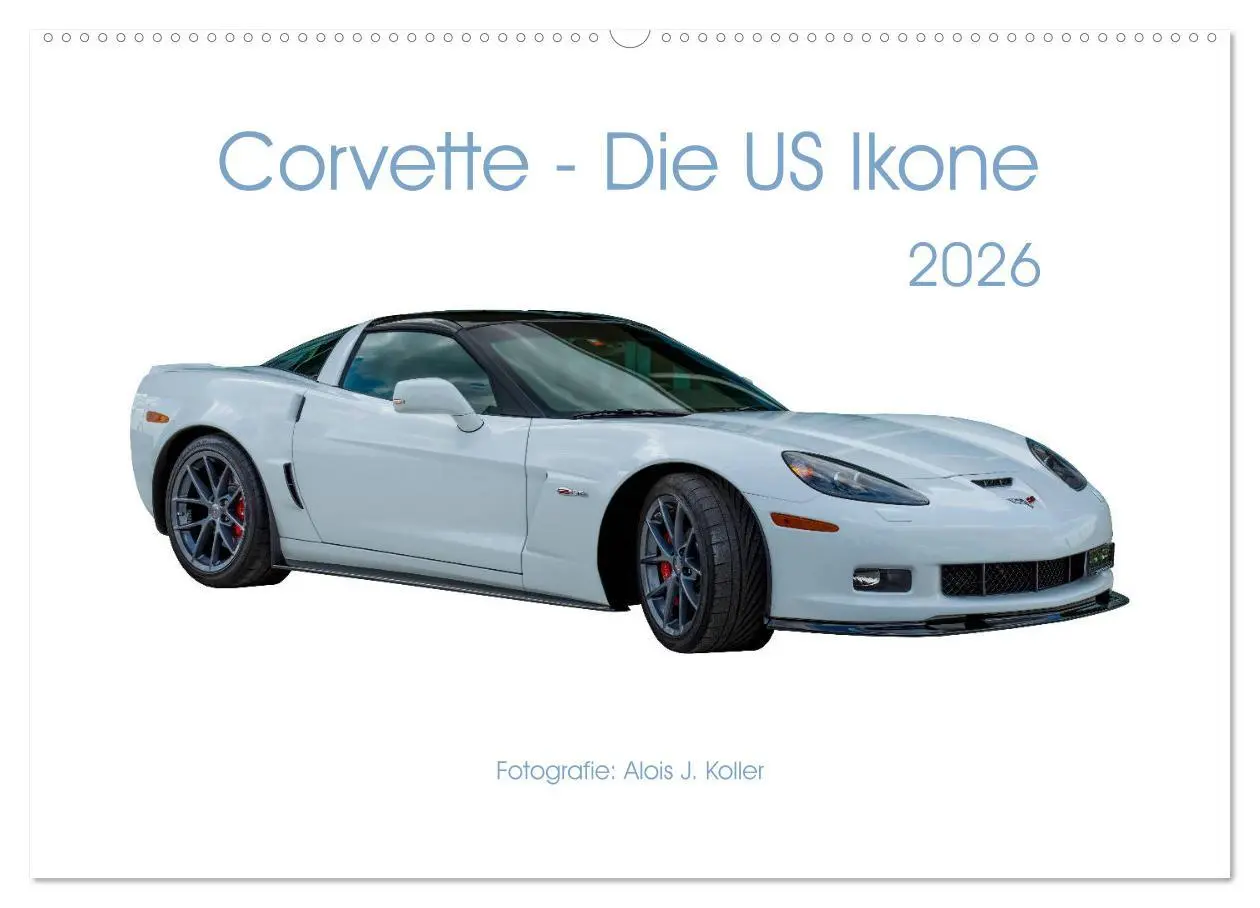 Cover: 9783516031317 | Corvette - Die US Ikone 2026 (Wandkalender 2026 DIN A2 quer),...