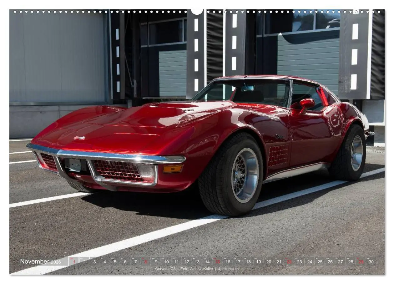 Bild: 9783516031317 | Corvette - Die US Ikone 2026 (Wandkalender 2026 DIN A2 quer),...