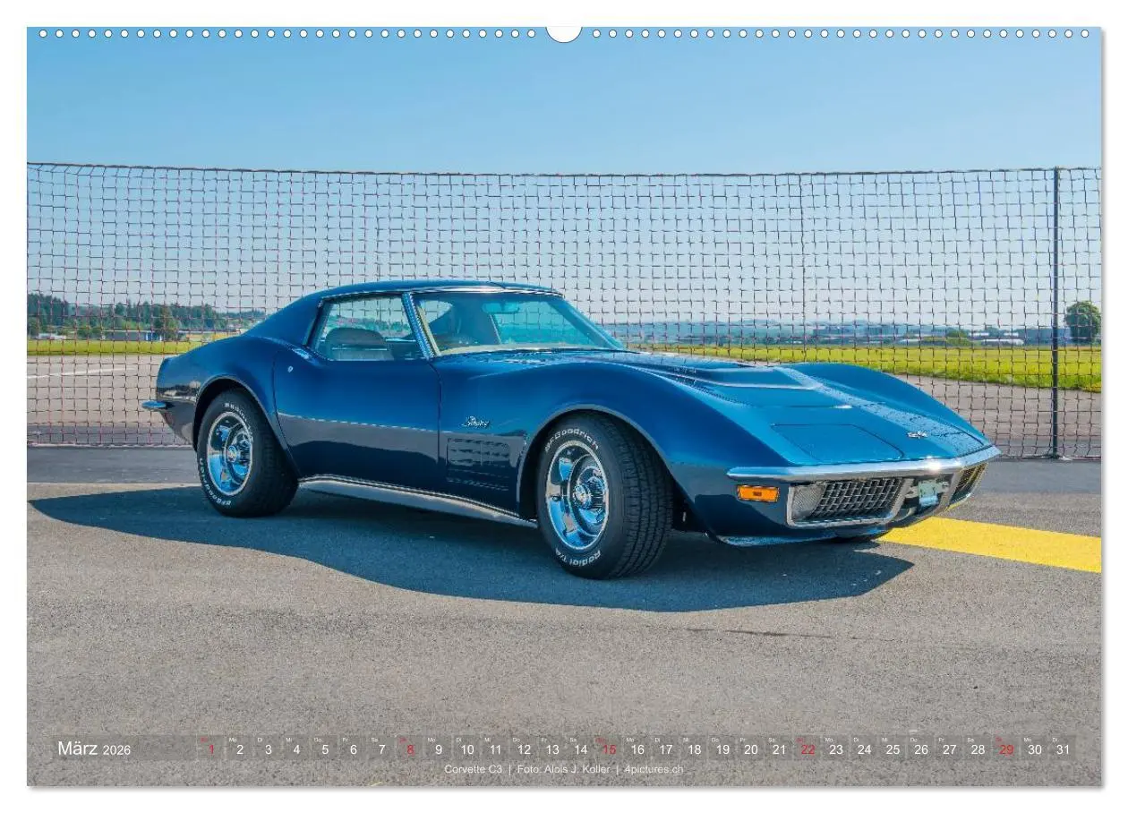 Bild: 9783516031317 | Corvette - Die US Ikone 2026 (Wandkalender 2026 DIN A2 quer),...