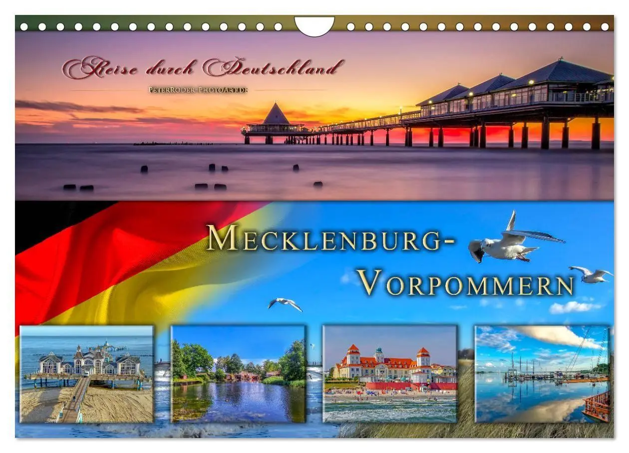 Cover: 9783569741317 | Reise durch Deutschland - Mecklenburg-Vorpommern (Wandkalender 2027...
