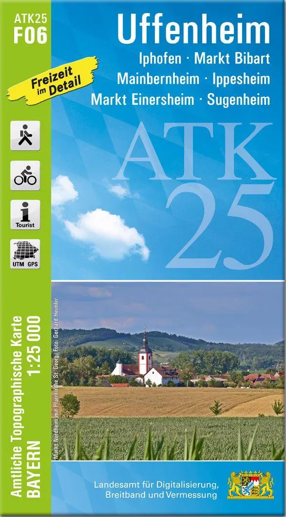 Cover: 9783987761317 | ATK25-F06 Uffenheim (Amtliche Topographische Karte 1:25000) | Deutsch