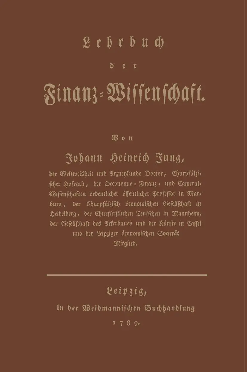 Lehrbuch der Finanz-Wissenschaft (German Edition)