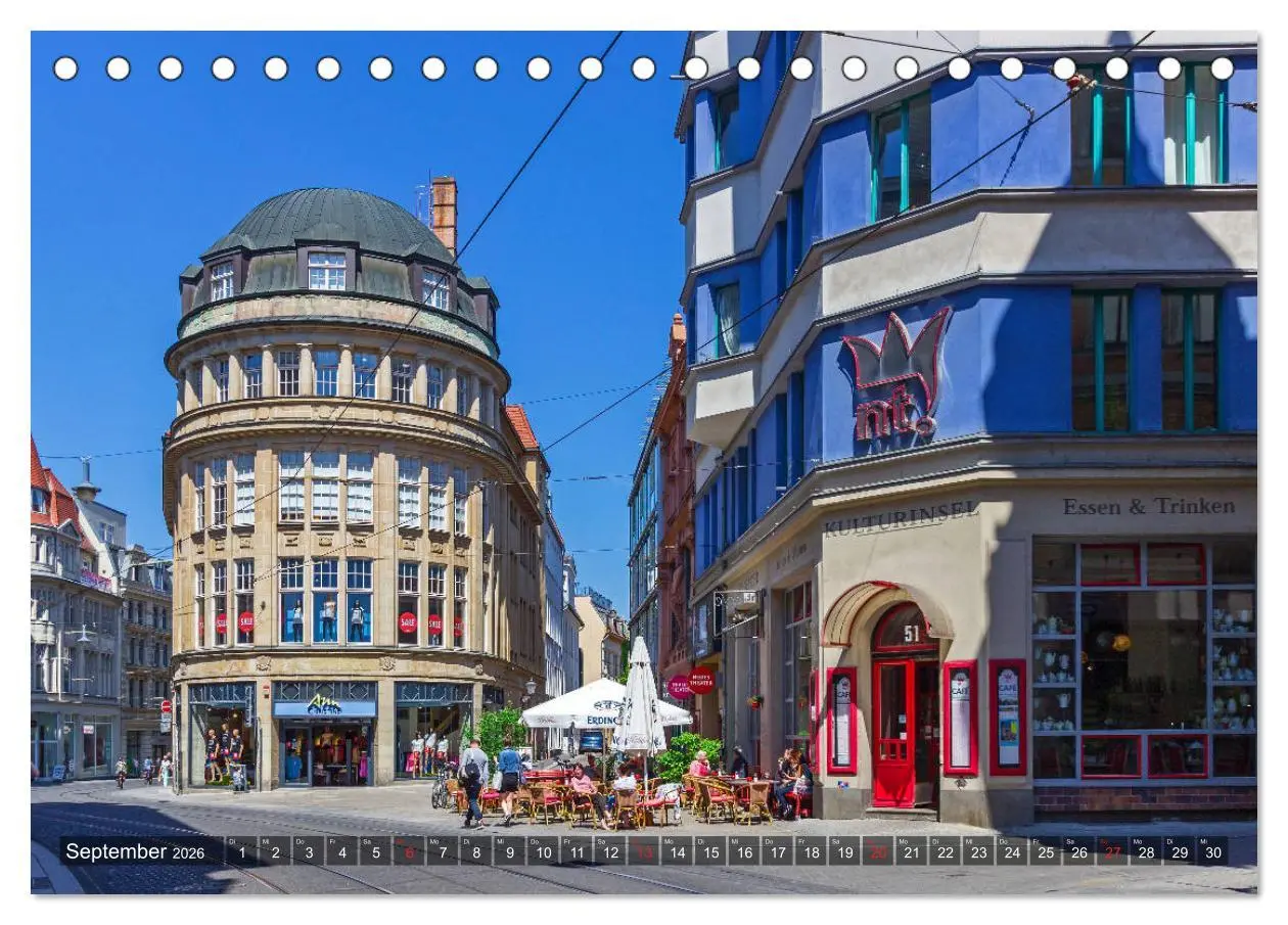 Bild: 9783457791417 | Unterwegs in Halle (Tischkalender 2026 DIN A5 quer), CALVENDO...