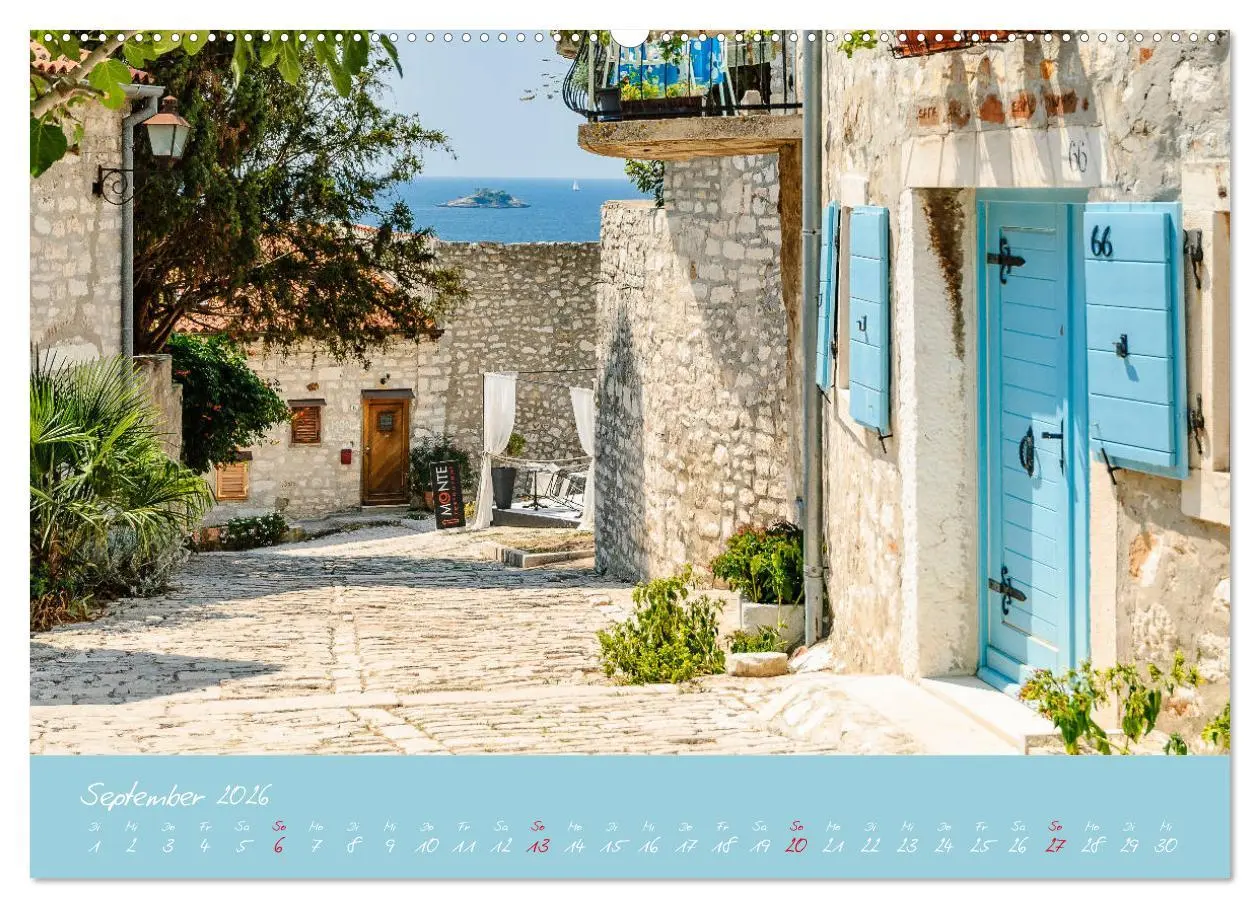 Bild: 9783457861417 | Wunderschönes Istrien (Wandkalender 2026 DIN A2 quer), CALVENDO...