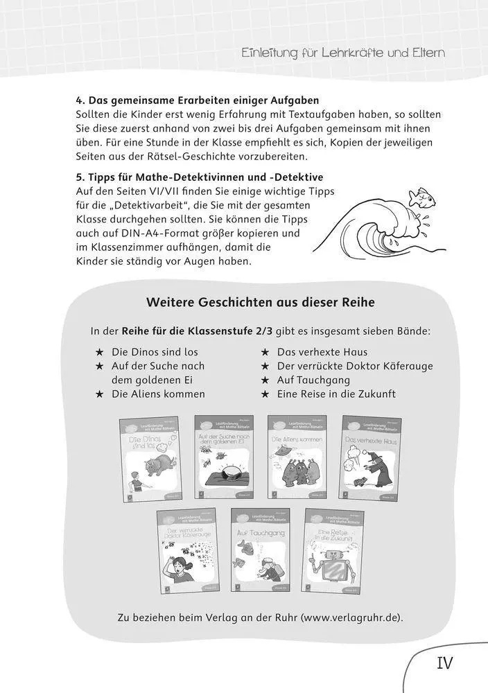 Bild: 9783834671417 | Auf Tauchgang | Leseförderung mit Mathe-Rätseln für Klasse 2/3 | VIII