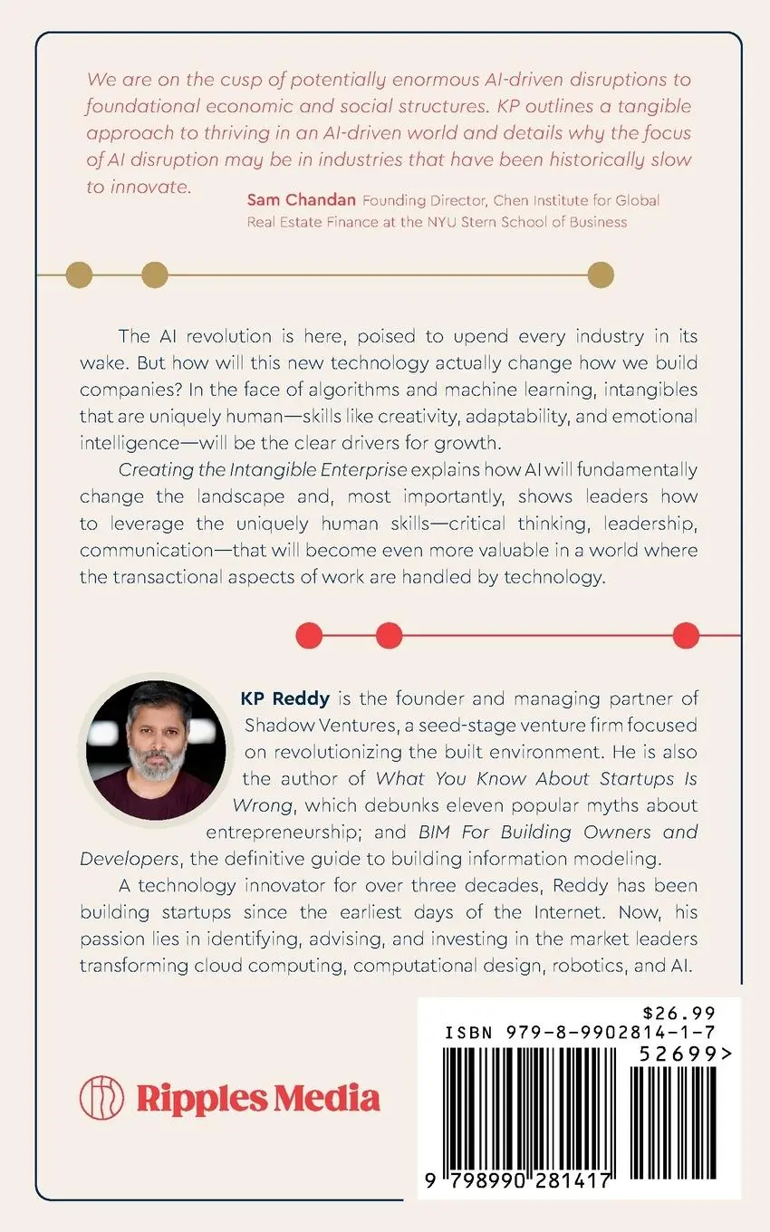 Rückseite: 9798990281417 | Creating the Intangible Enterprise | Kp Reddy | Taschenbuch | Englisch