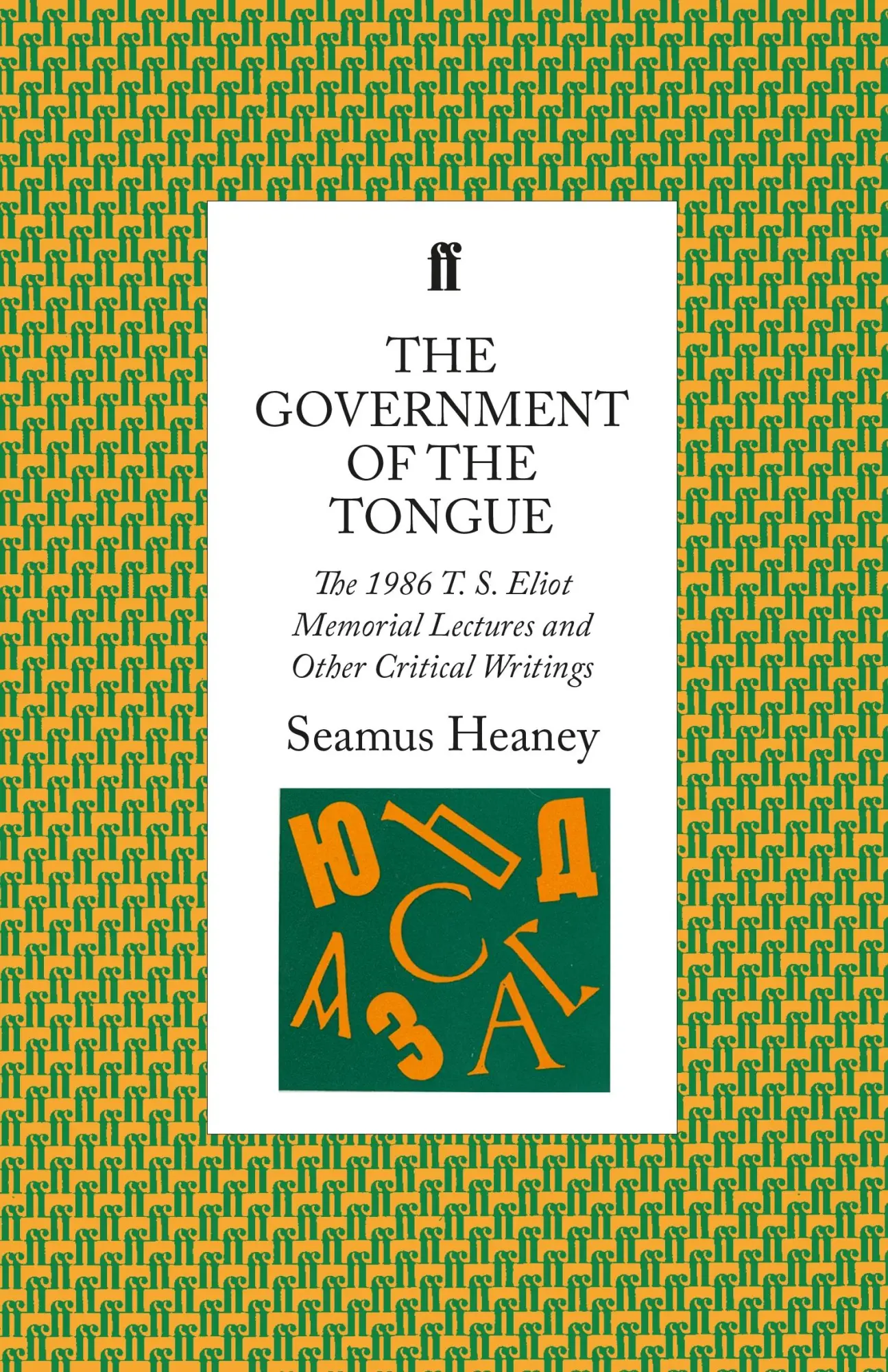 Cover: 9780571141517 | Government of the Tongue | Seamus Heaney | Taschenbuch | Faber &amp; Faber