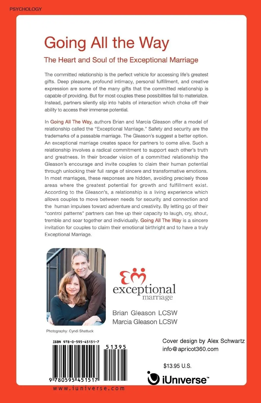 Rückseite: 9780595451517 | Going All the Way | The Heart and Soul of the Exceptional Marriage
