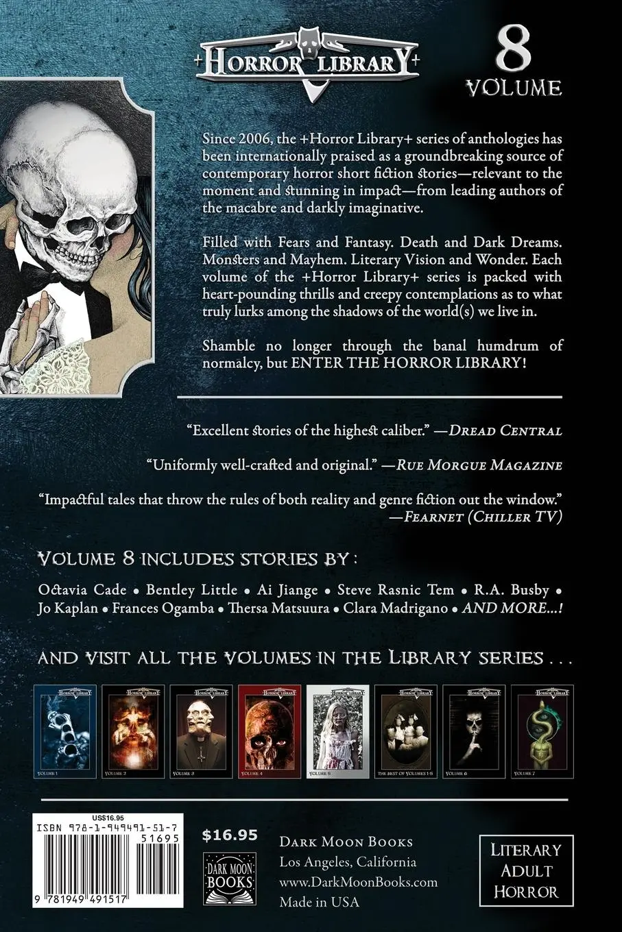 Rückseite: 9781949491517 | Horror Library, Volume 8 | Eric J. Guignard | Taschenbuch | Englisch