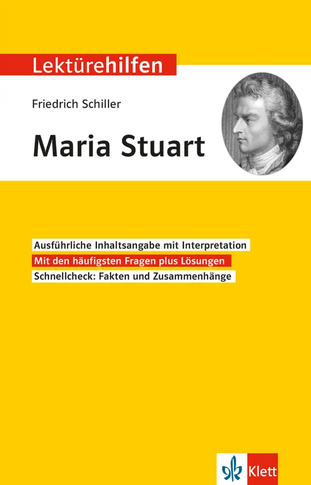 Cover: 9783129231517 | Klett Lektürehilfen Friedrich Schiller, Maria Stuart | Hansjürgen Popp