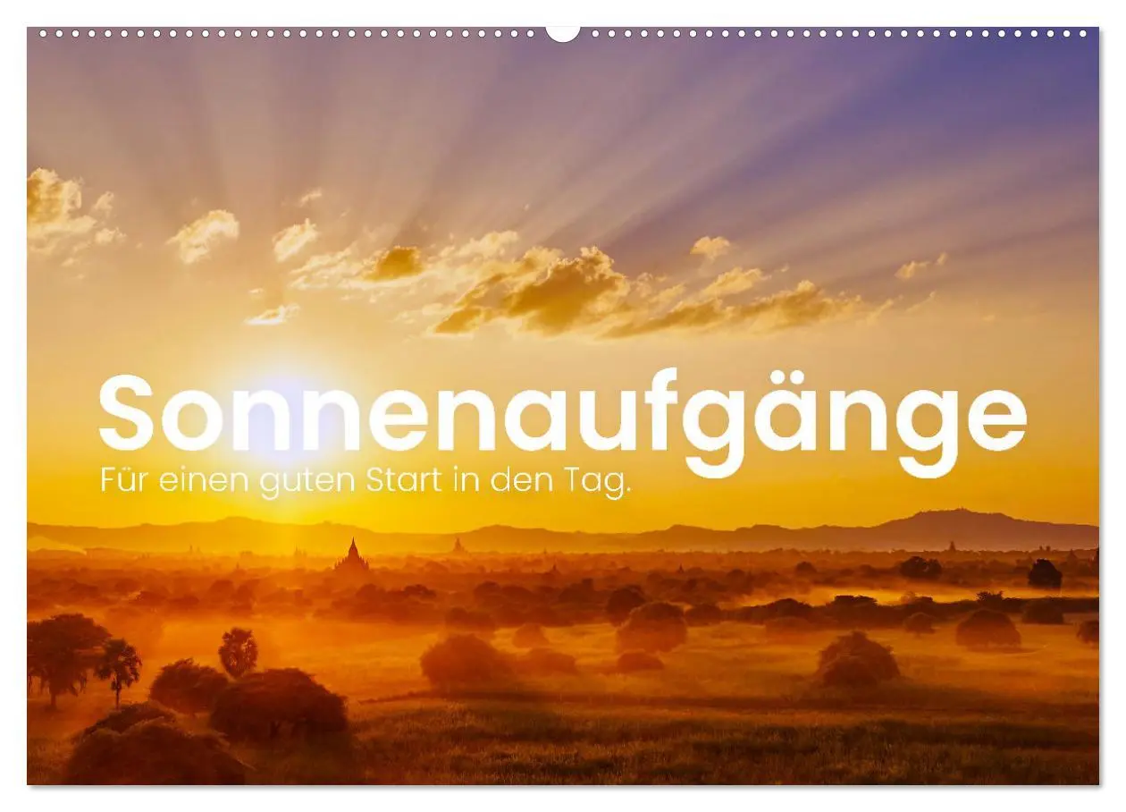 Cover: 9783457611517 | Sonnenaufgänge - Für einen guten Start in den Tag. (Wandkalender...