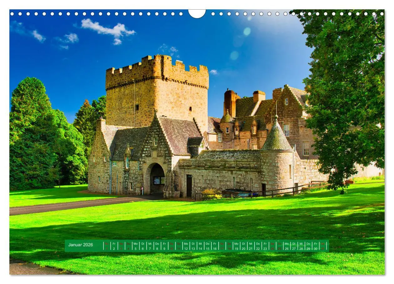 Bild: 9783457781517 | Schottlands Burgen und Schlösser (Wandkalender 2026 DIN A3 quer),...
