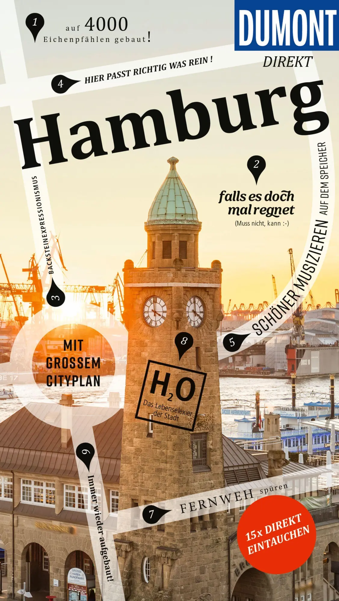 Cover: 9783616001517 | DUMONT direkt Reiseführer Hamburg | Mit großem Cityplan | Groschwitz