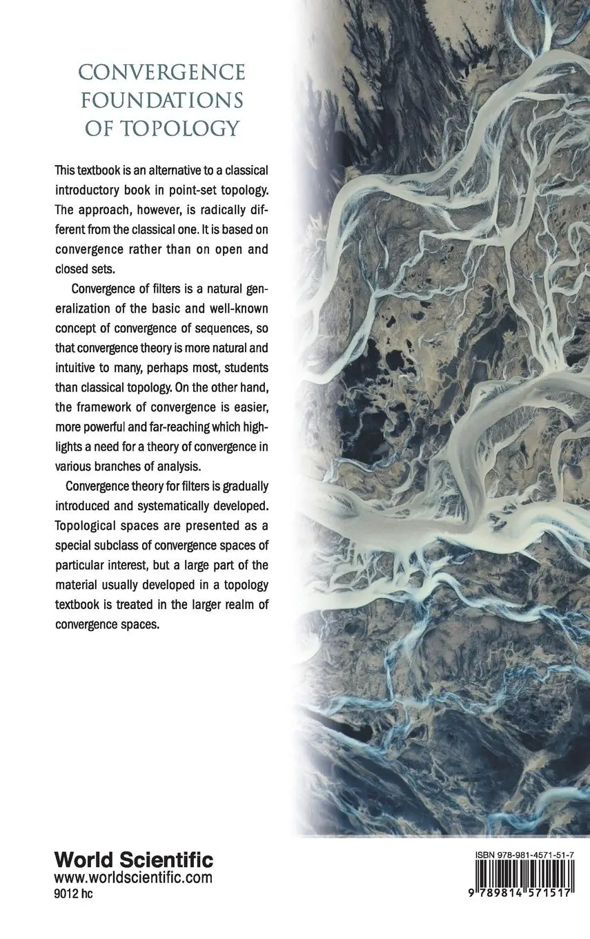 Rückseite: 9789814571517 | CONVERGENCE FOUNDATIONS OF TOPOLOGY | Syzmon Dolecki &amp; Frederic Mynard