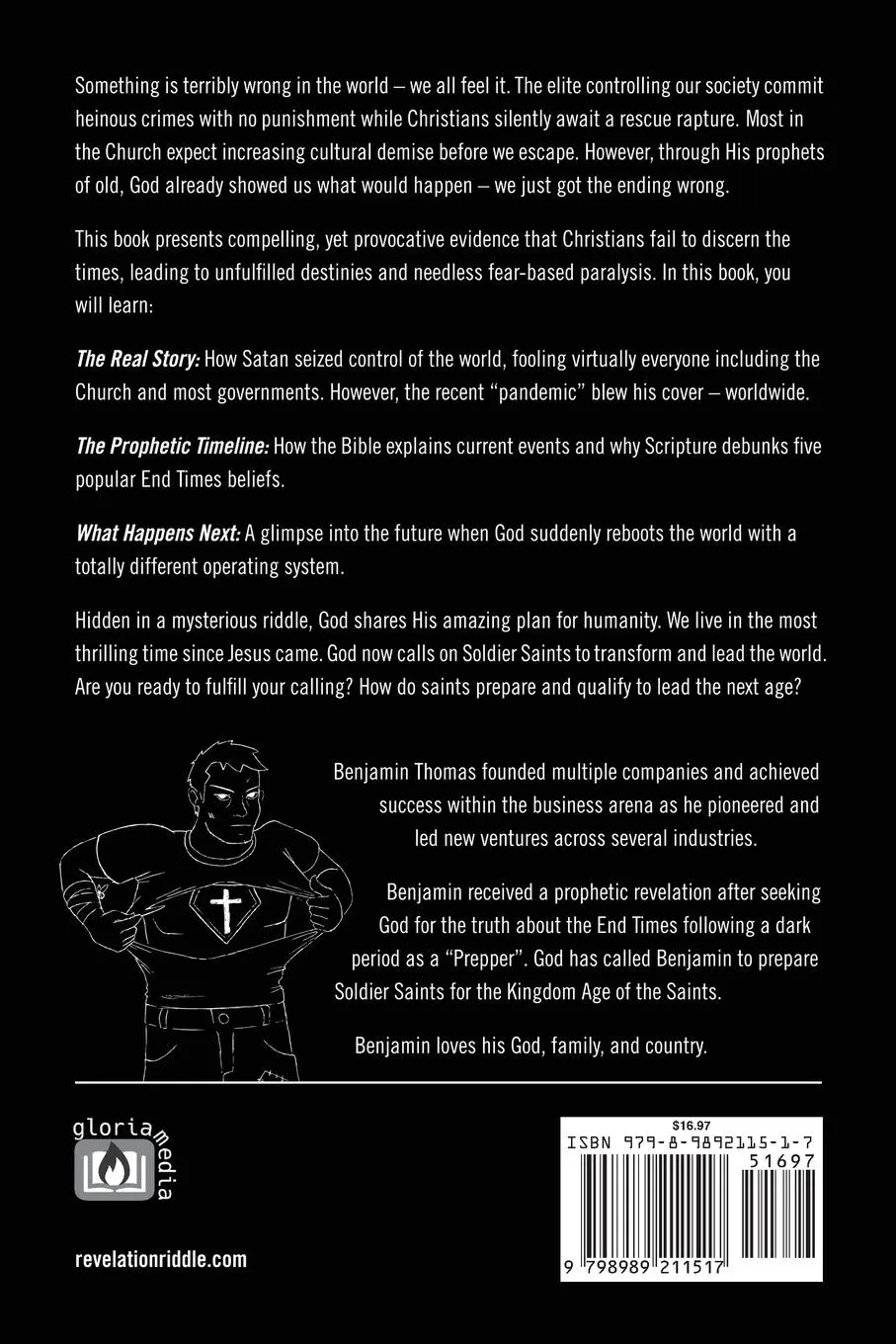 Rückseite: 9798989211517 | Kingdom Age of the Saints | End Times for the New World Order | Thomas