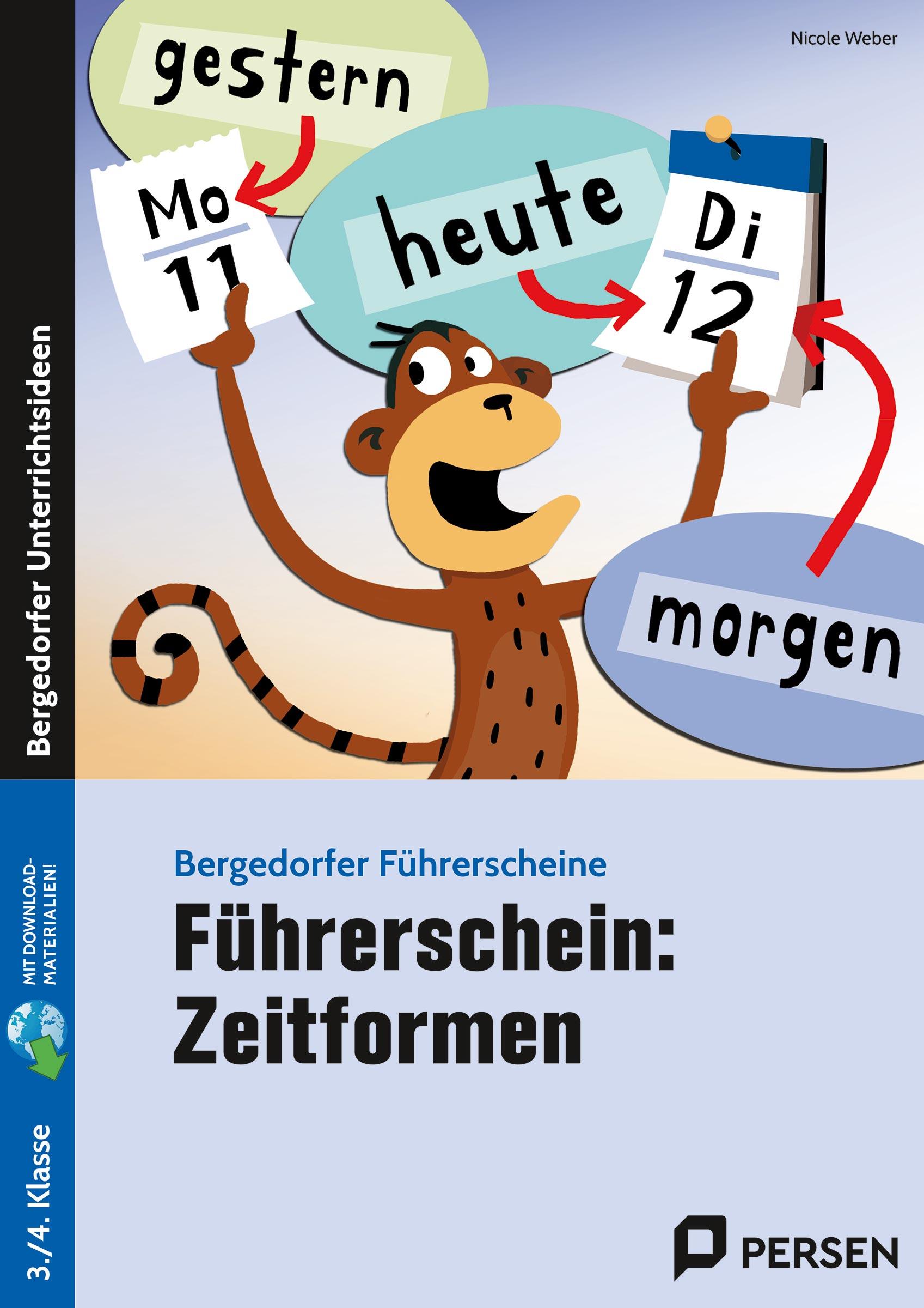 Cover: 9783403211617 | Führerschein: Zeitformen 3./4. Klasse | Nicole Weber | Bundle | 2025