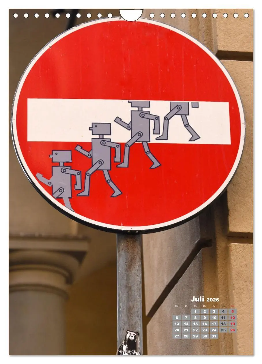 Bild: 9783516241617 | Clet Abraham gibt den Straßenschildern eine ganz neue Bedeutung...