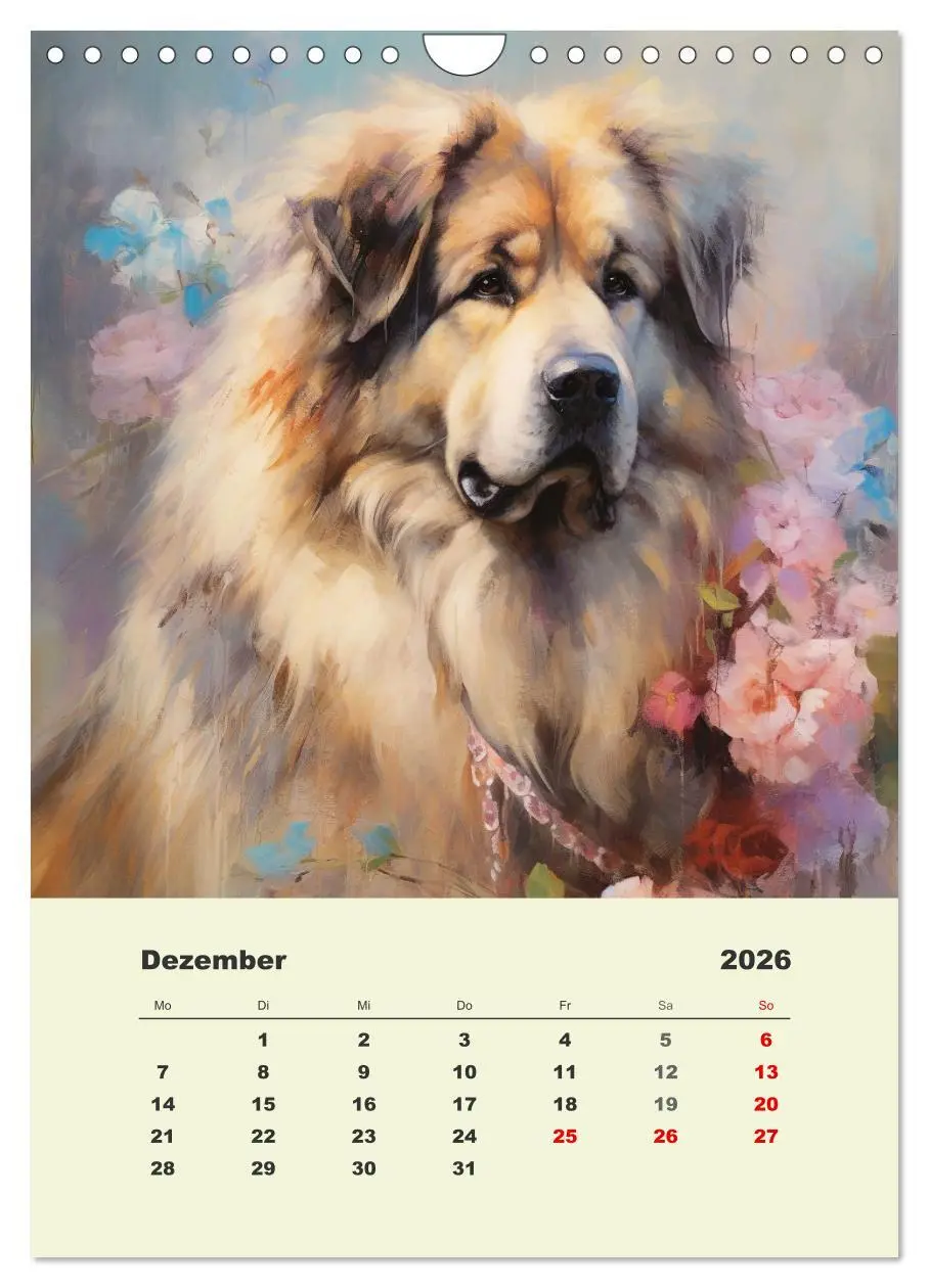 Bild: 9783516311617 | Große Hunde. Schöne Aquarelle von tollen Tieren (Wandkalender 2026...