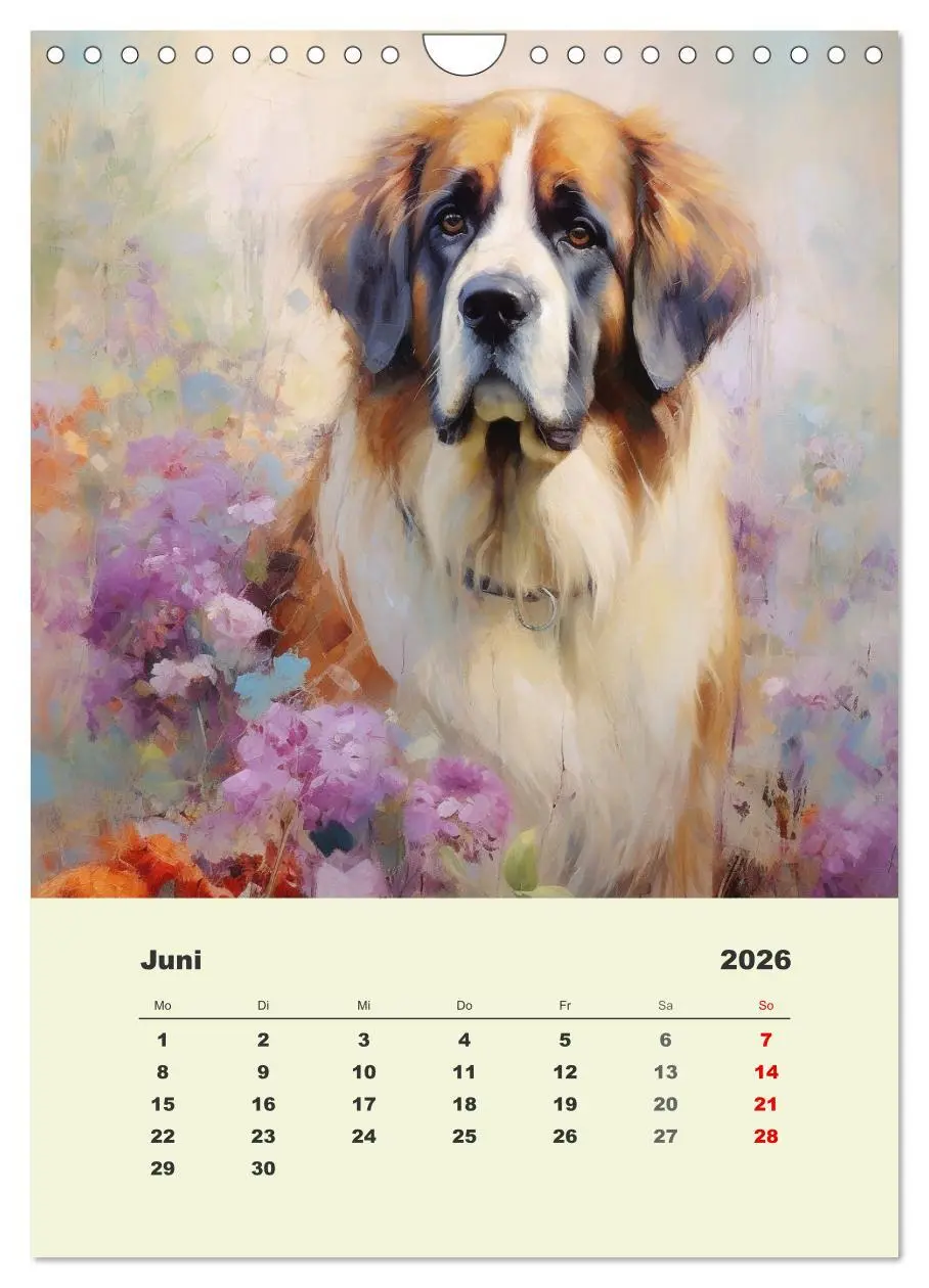 Bild: 9783516311617 | Große Hunde. Schöne Aquarelle von tollen Tieren (Wandkalender 2026...