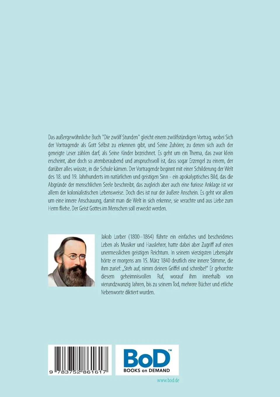 Rückseite: 9783752861617 | Die zwölf Stunden | Originaltext in neuer Rechtschreibung | Lorber