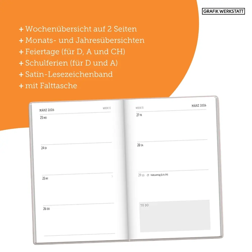 Bild: 9783986361617 | Terminplaner LetterArt 2026 wird wundervoll | Terminplaner Hardcover