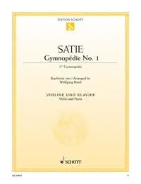 Cover: 9790001181617 | Satie, E: Gymnopédie Nr. 1 | Violine und Klavier. | Erik Satie | Buch