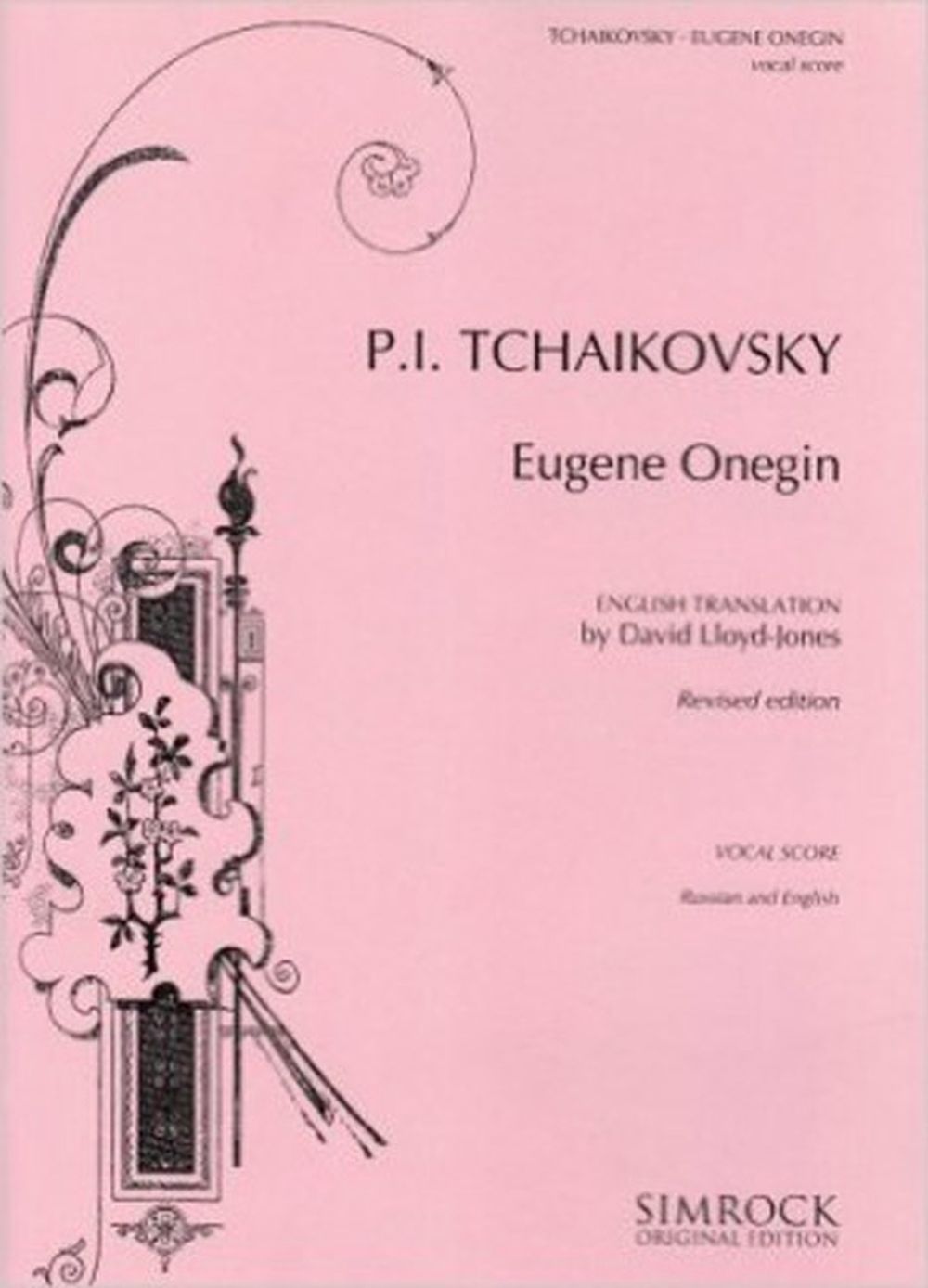Cover: 9790221101617 | Eugene Onegin (Russo-Ingl.) | Pyotr Ilyich Tchaikovsky | Buch