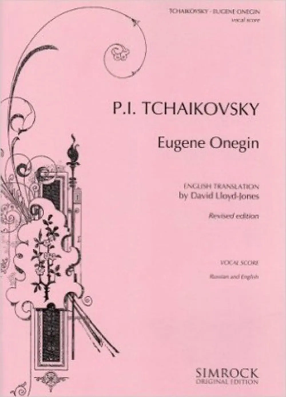 Cover: 9790221101617 | Eugene Onegin (Russo-Ingl.) | Pyotr Ilyich Tchaikovsky | Buch