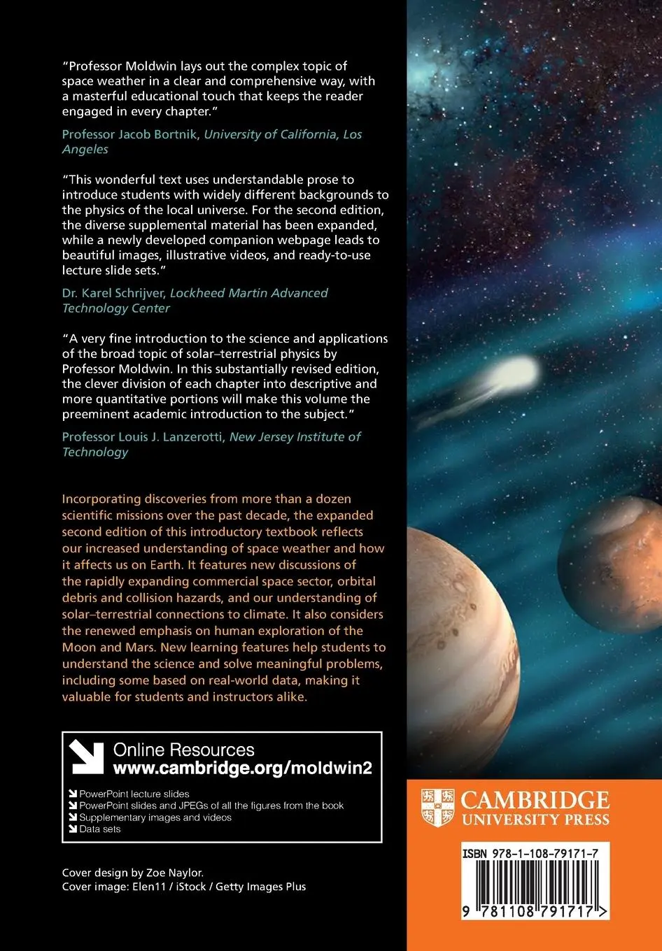 Rückseite: 9781108791717 | An Introduction to Space Weather | Mark Moldwin | Taschenbuch | 2022