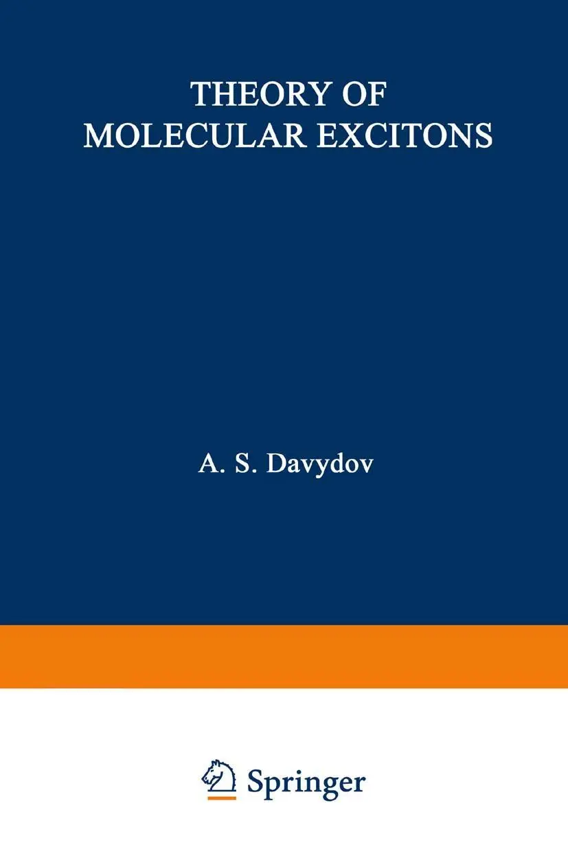 Cover: 9781489951717 | Theory of Molecular Excitons | A. Davydov | Taschenbuch | xiii | 2013