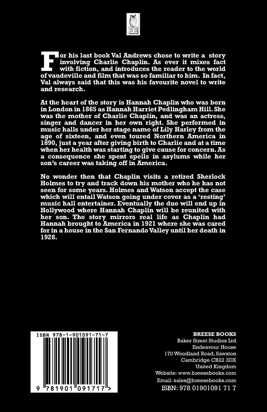 Rückseite: 9781901091717 | Sherlock Holmes and the Charlie Chaplin Affair | Val Andrews | Buch