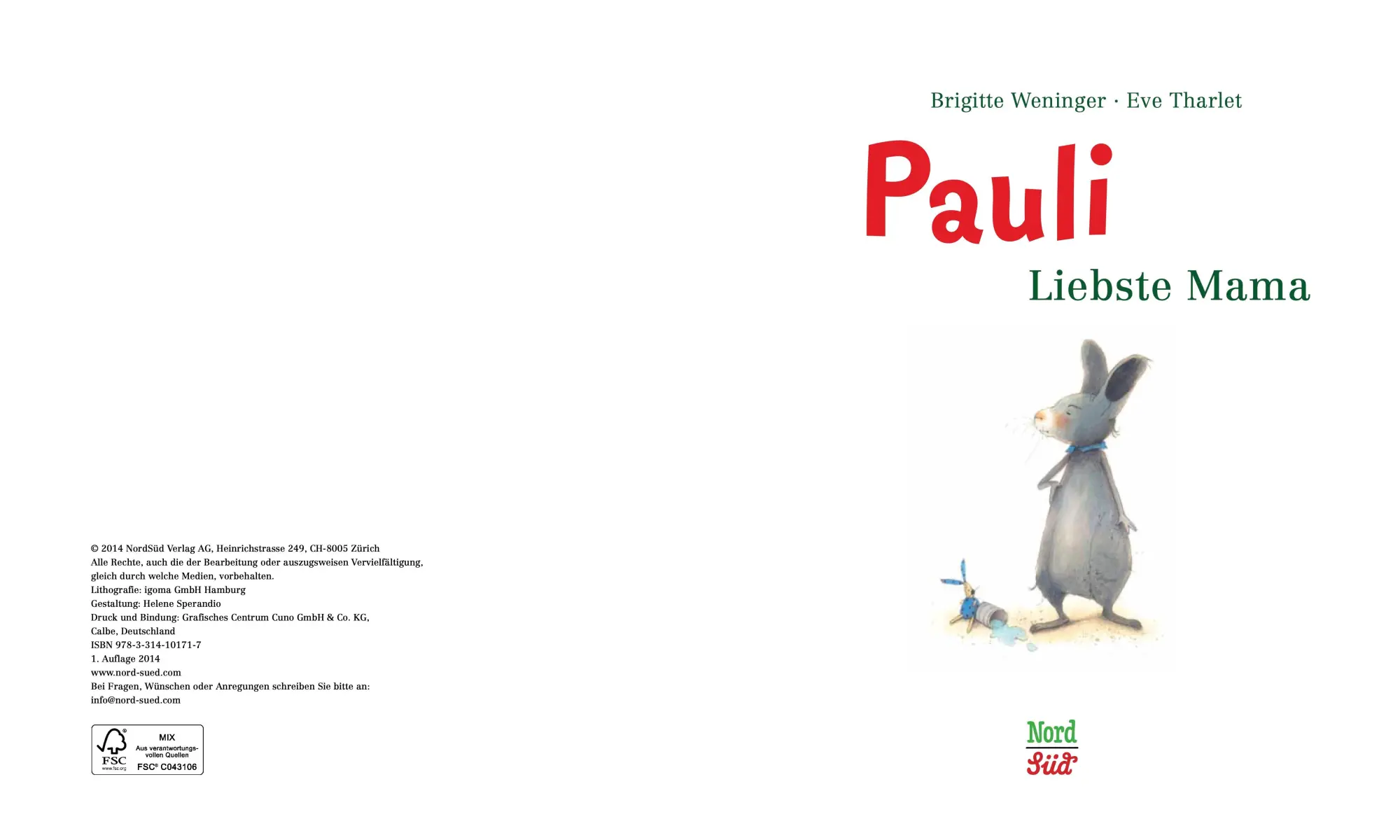 Bild: 9783314101717 | Pauli - Liebste Mama | Brigitte Weninger | Buch | 32 S. | Deutsch