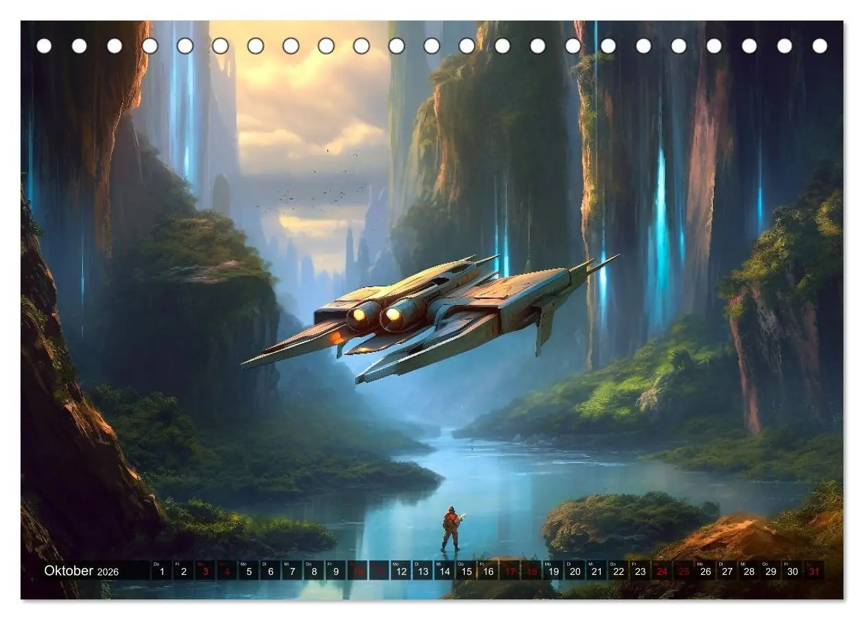 Bild: 9783457521717 | Nächster Halt Andromeda (Tischkalender 2026 DIN A5 quer), CALVENDO...