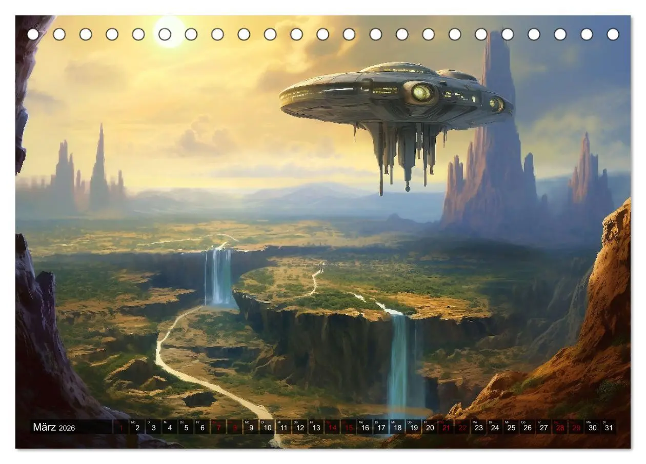 Bild: 9783457521717 | Nächster Halt Andromeda (Tischkalender 2026 DIN A5 quer), CALVENDO...