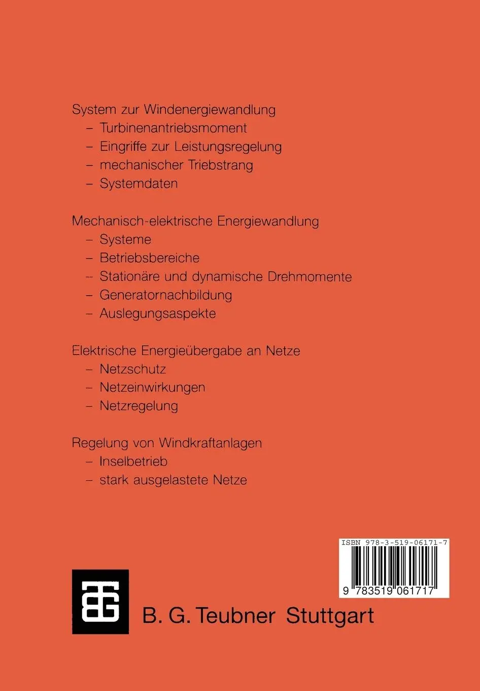 Rückseite: 9783519061717 | Windkraftanlagen im Netzbetrieb | Siegfried Heier | Taschenbuch | 1994