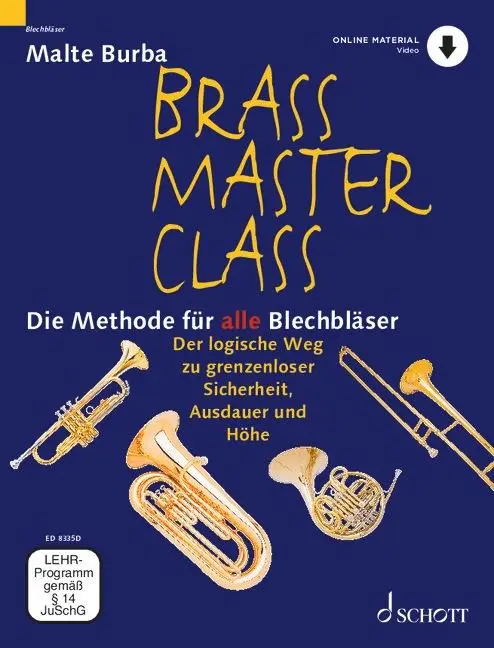 Cover: 9783795731717 | Brass Master Class | Malte Burba | Broschüre | 92 S. | Deutsch | 2023