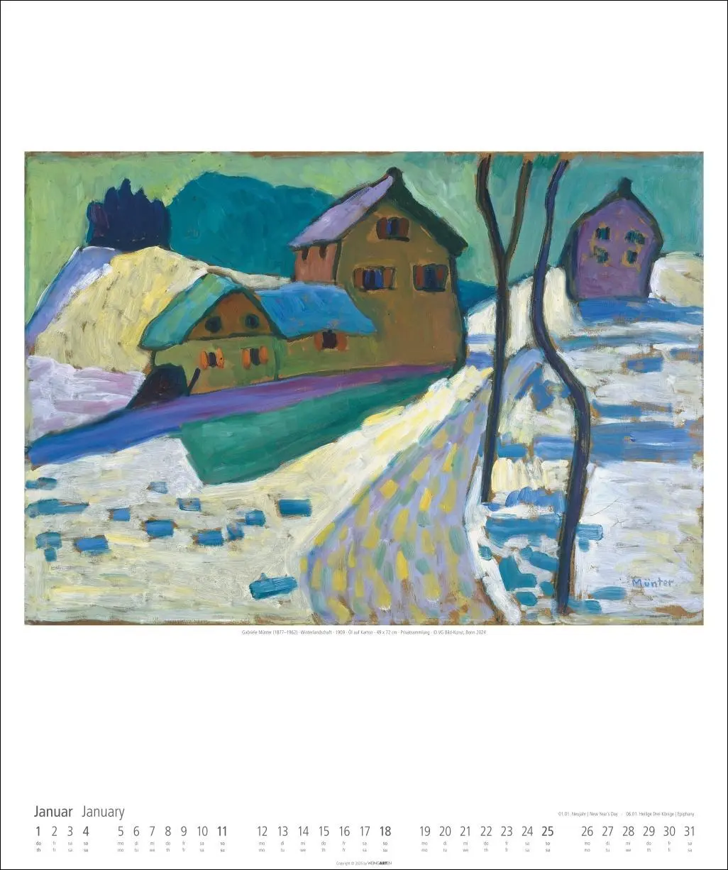 Bild: 9783839901717 | Der Blaue Reiter Kalender 2026 | Kandinsky | Kalender | Spiralbindung