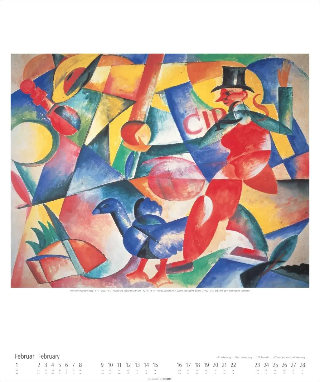 Bild: 9783839901717 | Der Blaue Reiter Kalender 2026 | Kandinsky | Kalender | Spiralbindung