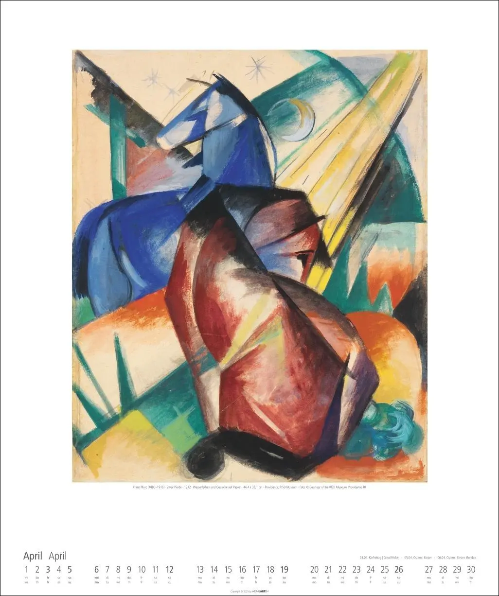 Bild: 9783839901717 | Der Blaue Reiter Kalender 2026 | Kandinsky | Kalender | Spiralbindung
